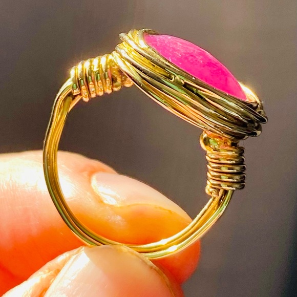 Handmade 18k gold Ruby ring - Picture 9 of 10